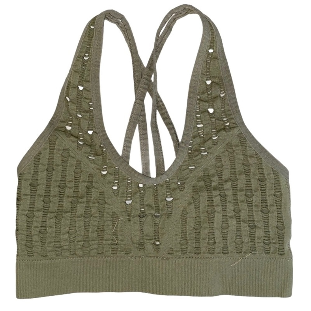 NWOT VICTORIA’S SECRET Army Green Bralette Small